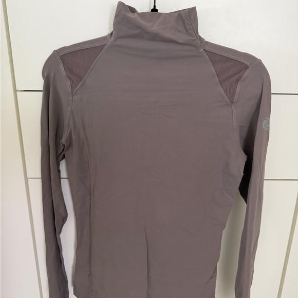 Tkeq Tops - TKEQ Mock Neck with mesh panels